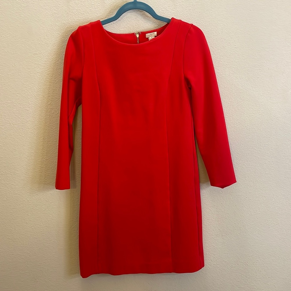 Bright Red J. Crew Dress